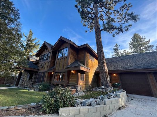 Attached, Exterior, Facade, Log Home