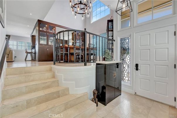 Chandelier, Interior, Recessed Lighting