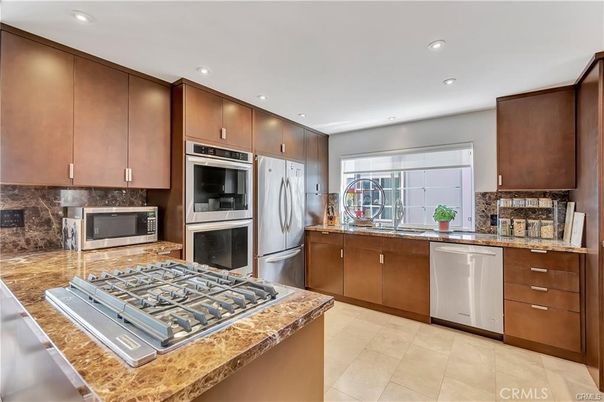 Interior, Kitchen, Recessed Lighting, Stainless Steel Appliances