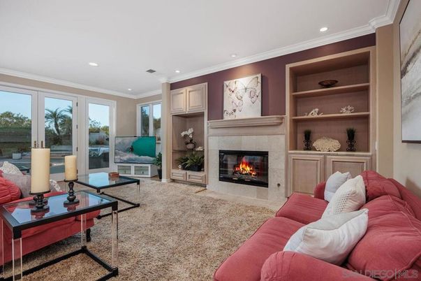 Fireplace, Interior, Living room, Recessed Lighting