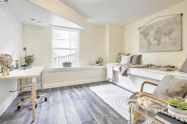 Home Office, Interior, Wood Texture Flooring