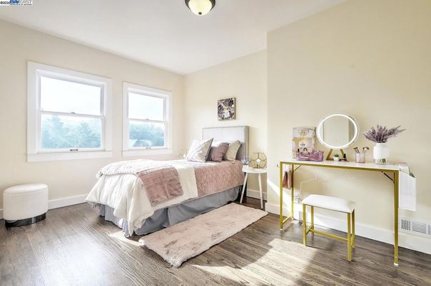 Bedroom, Interior, Wood Texture Flooring