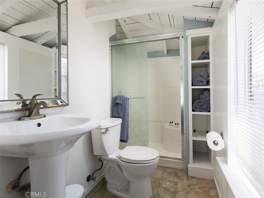 Bathroom, Glass Shower, Interior