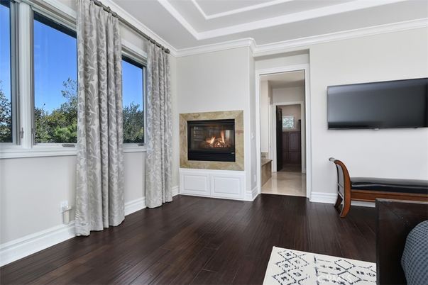 Empty room, Fireplace, Interior, Wood Texture Flooring