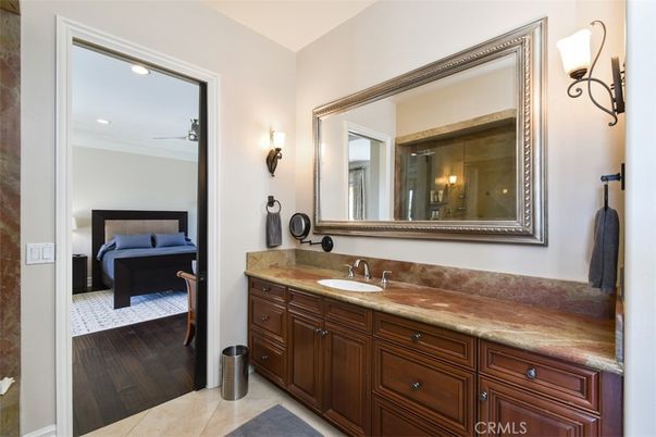 Bathroom, Bedroom, Interior, Recessed Lighting, Wood Texture Flooring