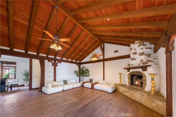 Fireplace, Interior, Wooden Beams, Wooden Ceilings, Wood Texture Flooring