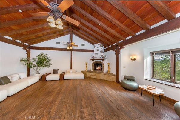 Fireplace, Interior, Living room, Wooden Beams, Wooden Ceilings, Wood Texture Flooring