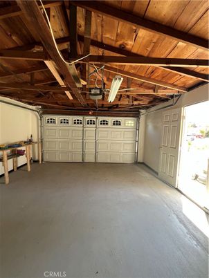Garage, Interior, Wooden Beams, Wooden Ceilings