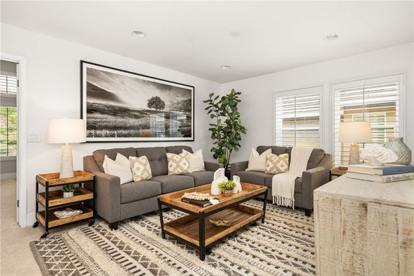 Interior, Living room, Recessed Lighting