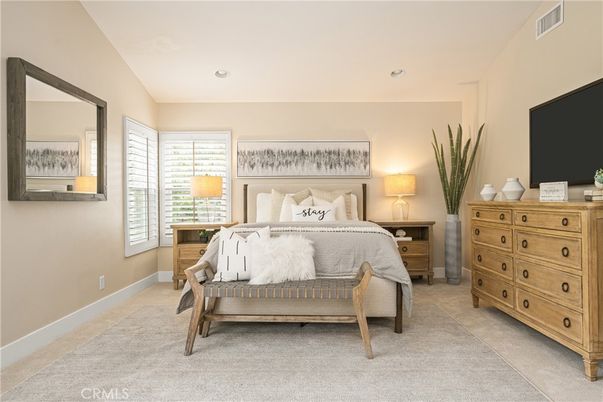 Bedroom, Interior, Recessed Lighting