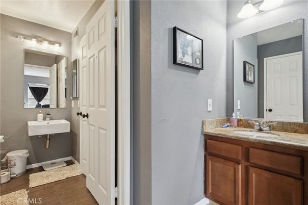 Bathroom, Interior, Wood Texture Flooring