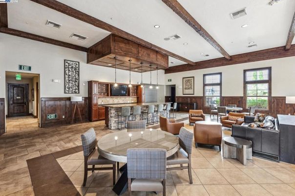 Dining room, Interior, Kitchen, Living room, Pendant Lights, Recessed Lighting, Wooden Beams