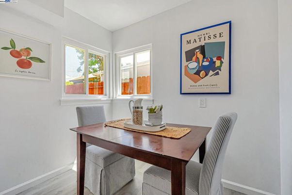 Dining room, Interior, Wood Texture Flooring