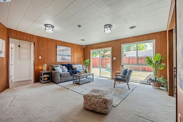 Interior, Living room, Wooden Walls