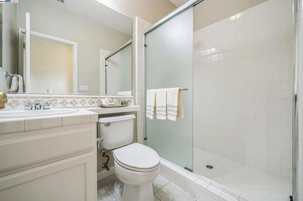 Bathroom, Glass Shower, Interior, Tile Countertops