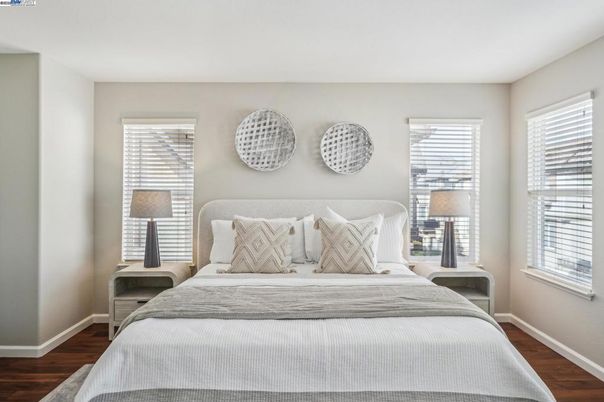 Bedroom, Interior, Wood Texture Flooring