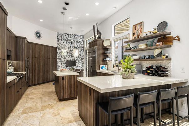 Interior, Kitchen, Pendant Lights, Recessed Lighting