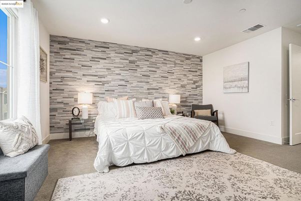 Bedroom, Interior, Recessed Lighting
