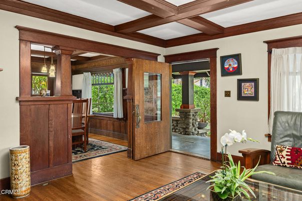 Interior, Wooden Beams, Wood Texture Flooring