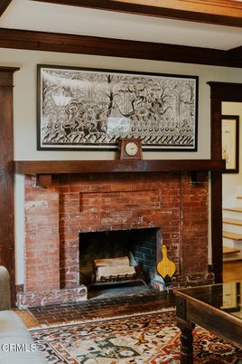 Fireplace, Interior, Stone Walls