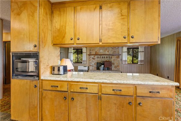 Interior, Kitchen, Wood Texture Flooring