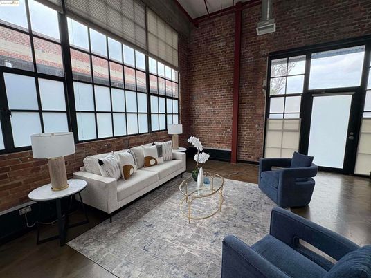 Interior, Living room, Stone Walls, Wood Texture Flooring