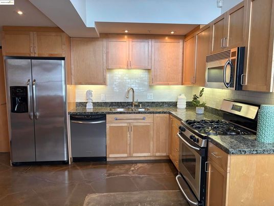 Interior, Kitchen, Recessed Lighting, Stainless Steel Appliances