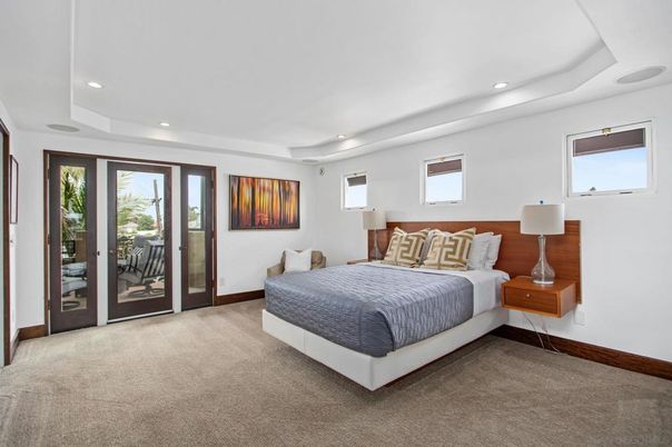 Bedroom, Interior, Recessed Lighting