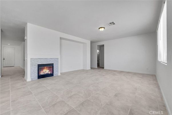 Empty room, Fireplace, Interior