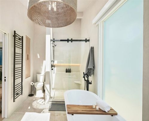 Bathroom, Glass Shower, Interior