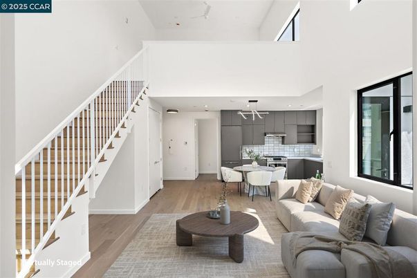 Dining room, Interior, Kitchen, Living room, Pendant Lights, Recessed Lighting, Wood Texture Flooring