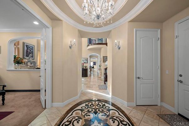 Chandelier, Interior, Recessed Lighting