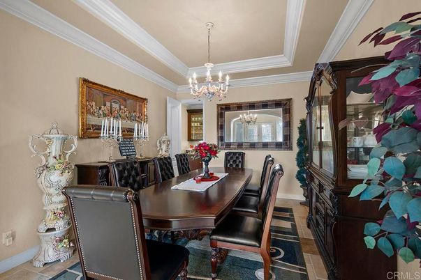 Chandelier, Dining room, Interior