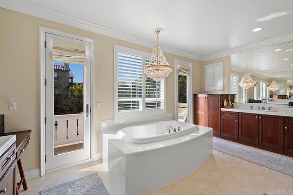 Bathroom, Chandelier, Interior, Recessed Lighting