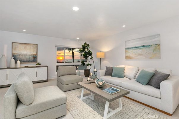 Interior, Living room, Recessed Lighting