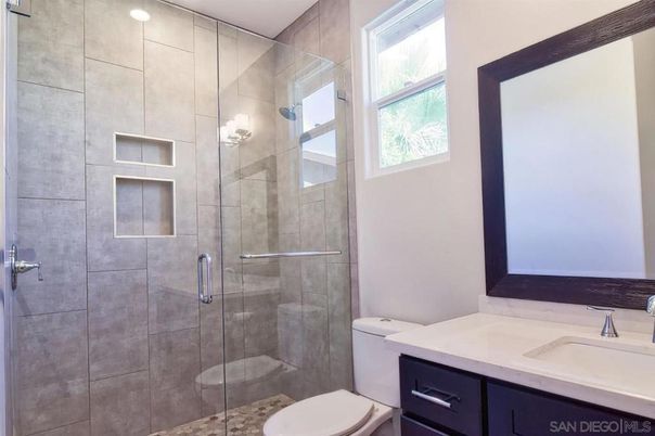 Bathroom, Glass Shower, Interior