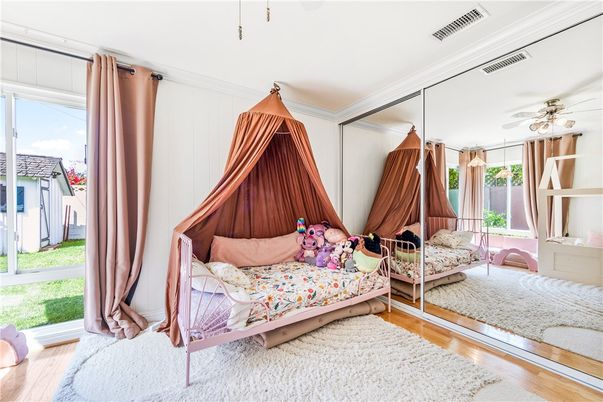 Bedroom, Interior, Wood Texture Flooring