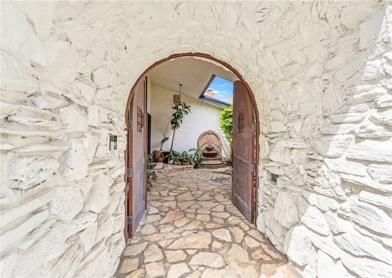 Exterior, Fireplace, Stone Walls