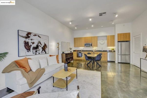 Dining room, Interior, Kitchen, Living room, Recessed Lighting, Stainless Steel Appliances