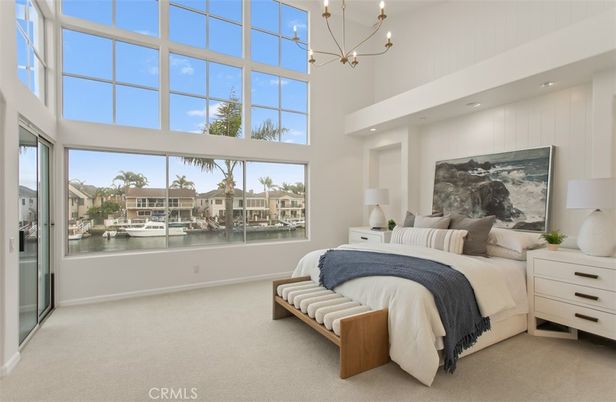 Bedroom, Interior, Pendant Lights, Recessed Lighting