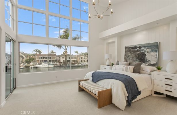 Bedroom, Interior, Pendant Lights, Recessed Lighting