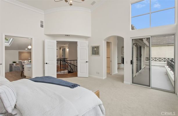 Bedroom, Chandelier, Interior