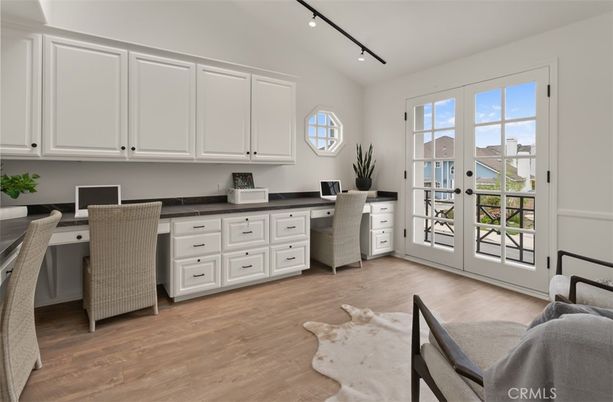 Home Office, Interior, Wood Texture Flooring