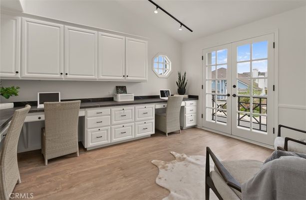 Home Office, Interior, Wood Texture Flooring