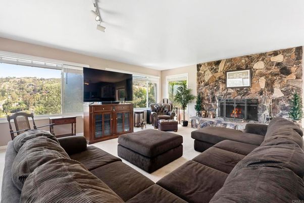 Fireplace, Interior, Living room, Stone Walls