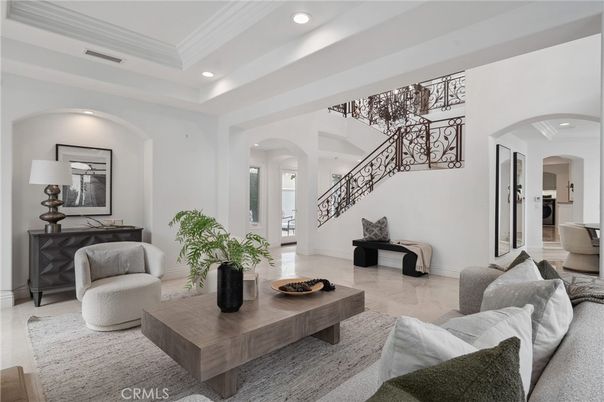 Interior, Living room, Recessed Lighting