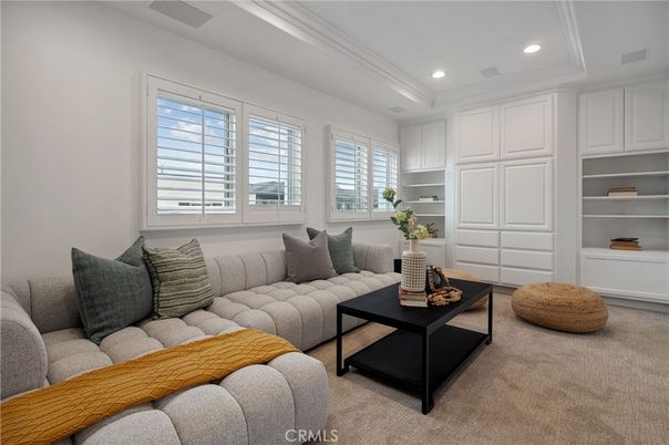 Interior, Living room, Recessed Lighting
