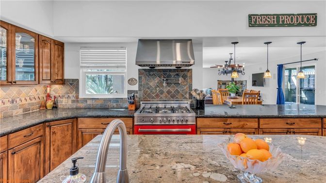 Interior, Kitchen, Pendant Lights, Stainless Steel Appliances