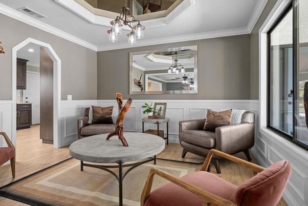 Interior, Living room, Pendant Lights, Wood Texture Flooring