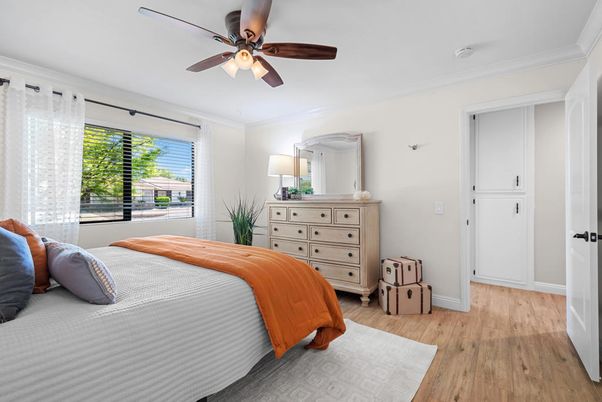 Bedroom, Interior, Wood Texture Flooring